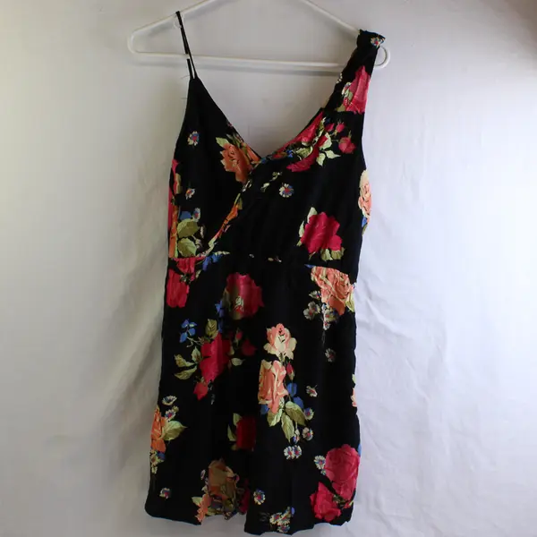 Forever 21 Floral Print Spaghetti Strap Dress Medium Summer