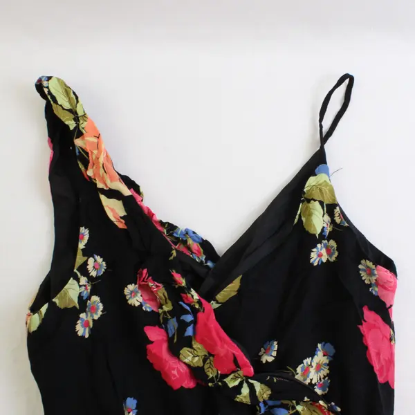 Forever 21 Floral Print Spaghetti Strap Dress Medium Summer