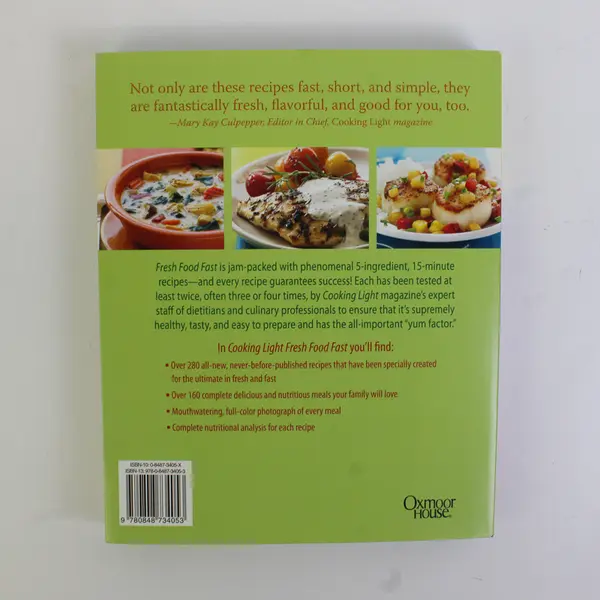 Cooking Light Fresh Food Fast Over 280 Incredibly Flavorful Recipes 2009 PB Good