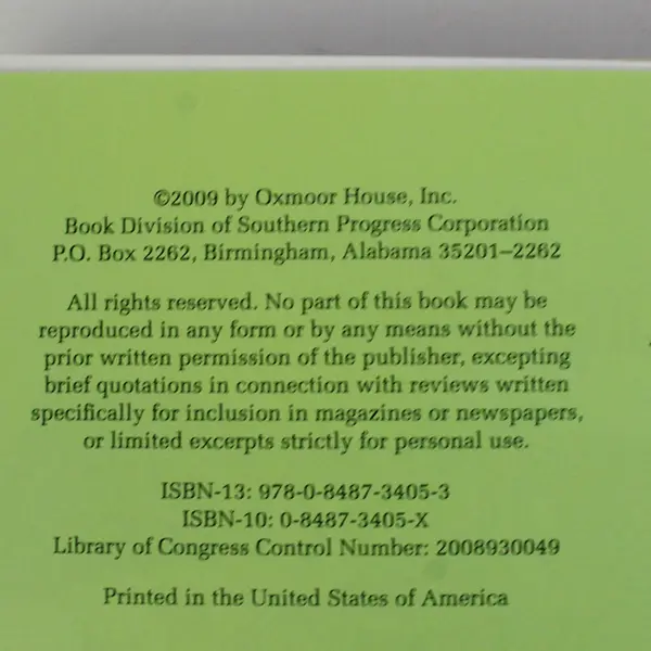 Cooking Light Fresh Food Fast Over 280 Incredibly Flavorful Recipes 2009 PB Good