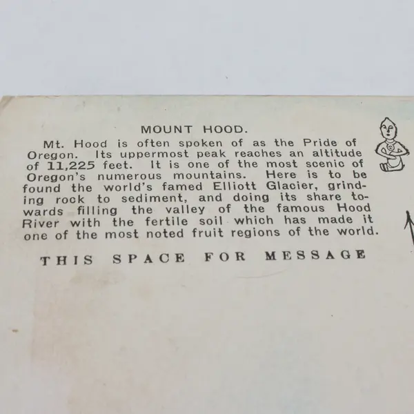 Lot Of 2 Oregon Cascades Color Litho Postcards Mt Hood Lost Lake Crater Lake