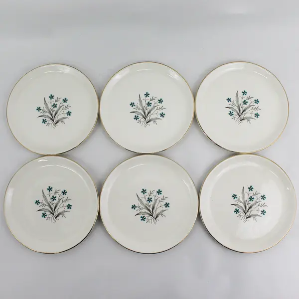 Set of 6 SCIO Hampton Cornflower Salad Plates 7"