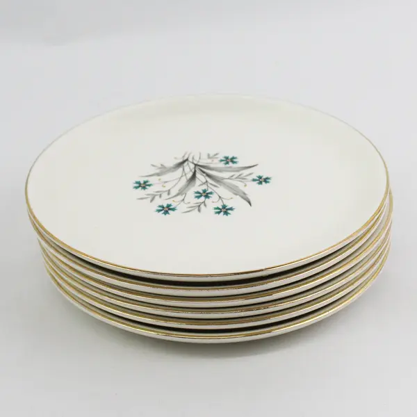 Set of 6 SCIO Hampton Cornflower Salad Plates 7"