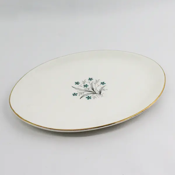 Vintage 1959 Scio Hampton Oval Platter 11.75"