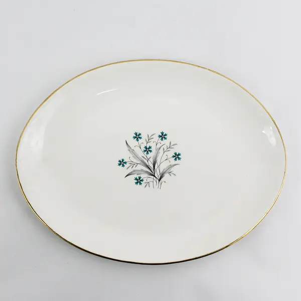 Vintage 1959 Scio Hampton Oval Platter 11.75"