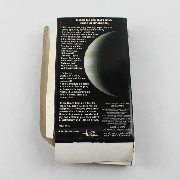 Reach For The Stars Space Cards Flash Of Brilliance Flashcards Used