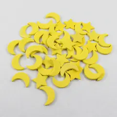 Lot of 45 Foam Stickers Stars & Moons Self-Adhesive Crafts Kids