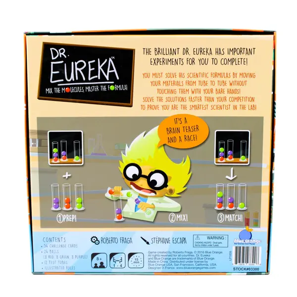 Dr. Eureka Science Experiment Logic Game by Blue Orange Complete, Ages 8+