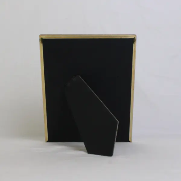 Vintage Gold-Toned Filigree Picture Frame w/ Faux Mother of Pearl Inlay 7"x9"