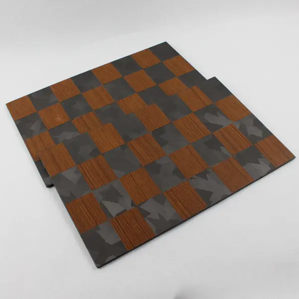 Lot of 2 Custom Chessboard Cutting Boards Decorative Serving Boards
