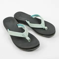 Cushion By Reef Gray/Blue Color Flip Flops/Sandals Women's Size 10