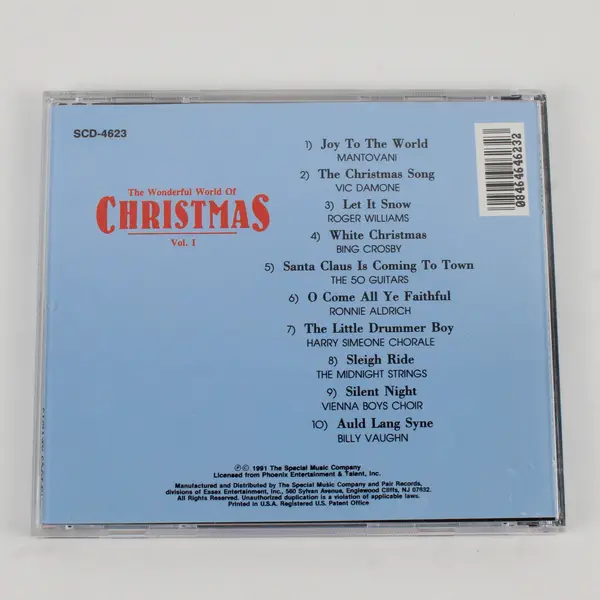 The Wonderful World of Christmas Vol 1 CD 1991, #SCD-4623, w/booklet 