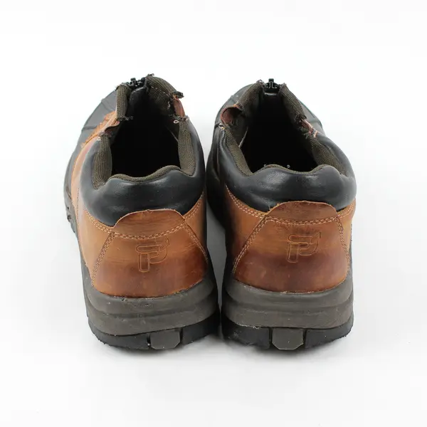 Propet Brown Leather W/ Black M3786 Blizzard Ankle Zip Boots Men's Size 8.5 M