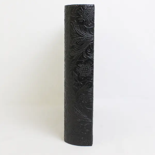 Embossed Bonded Faux Leather Photo Album - Black - 200 Pockets Holds 4"x6" 