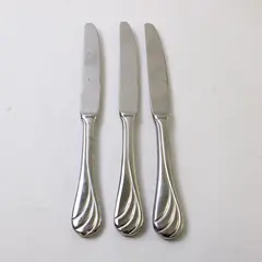Set of 3 Oneida Torino Stainless Modern Solid Knives