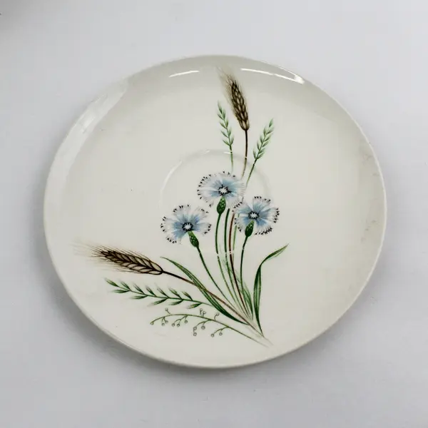 4 Vintage Prairie Flower Cups & 1 Saucer  From Japan