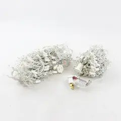 Lot Of 2 UL Listed Warm White String Lights White Cord Color H-05 (Tested Works)