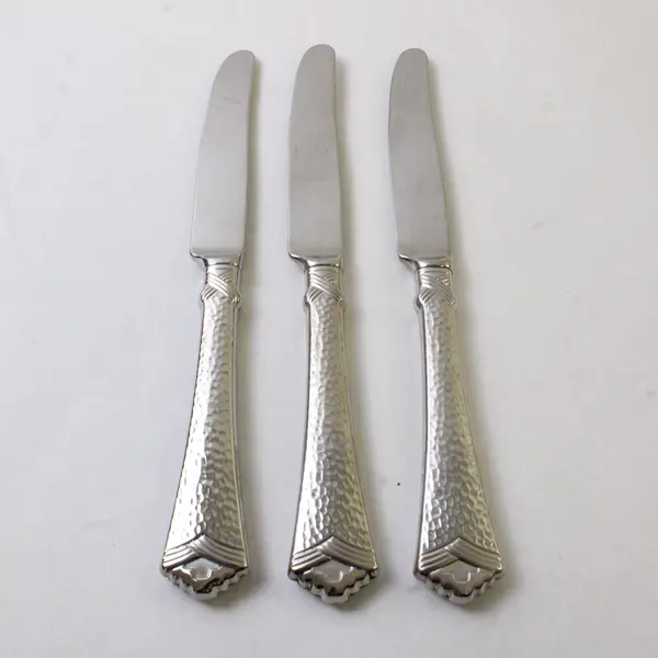 Set of 3 Oneida Tessoro Stainless New French Hollow Knives