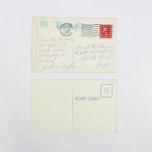 Lot Of 2 Washington Park Portland Oregon Color Litho Postcards 