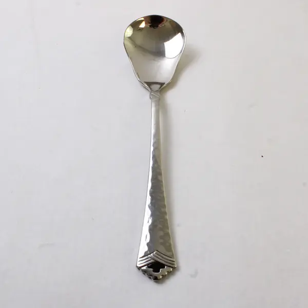 Lot of 4 Oneida Tessoro-Black Stainless 3 Salad Forks & A Sugar Spoon