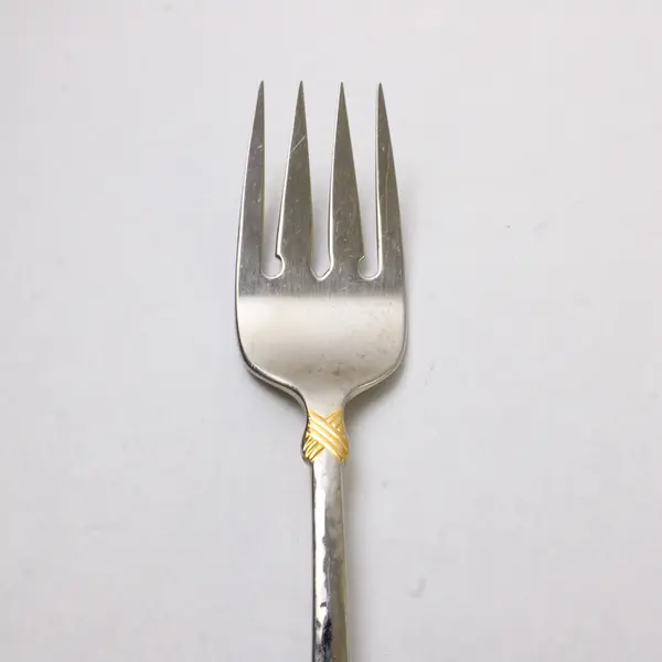 Oneida Tessoro-Black Gold Accent Stainless Solid Serving Fork