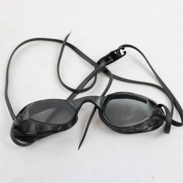 Lot Of 3 Unbranded Assorted Swimming Goggles (Red, Black, White)