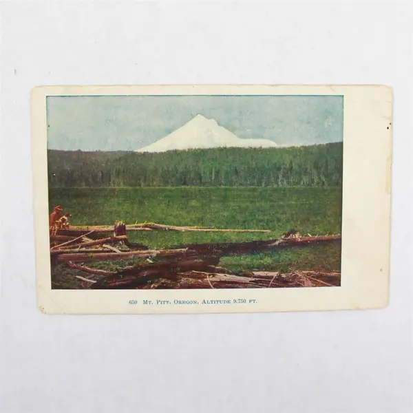Lot Of 3 Southern Oregon Postcards Mt Pitt Mt Thielsen Diamond Lake Hells Gate