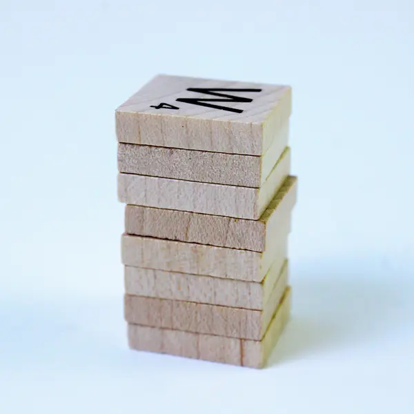 Lot of 53 Scrabble Tiles - Game Pieces, Craft & Replacement Letters