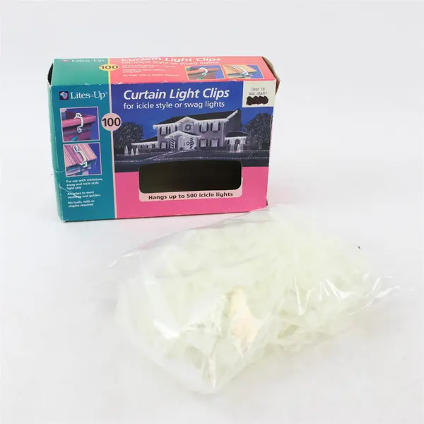 Emerald Innovations Lites Up 100 Pieces Curtain Light Clip For String Lights