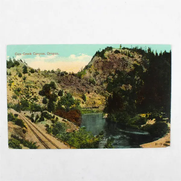 Lot Of 3 Cow Creek Canyon Oregon Southern Pacific Railroad Postcards 1910s