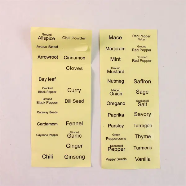 Lot Of 19 Unbranded Glass Spice Jars With Twist Tops (Labels & Small Funnel)