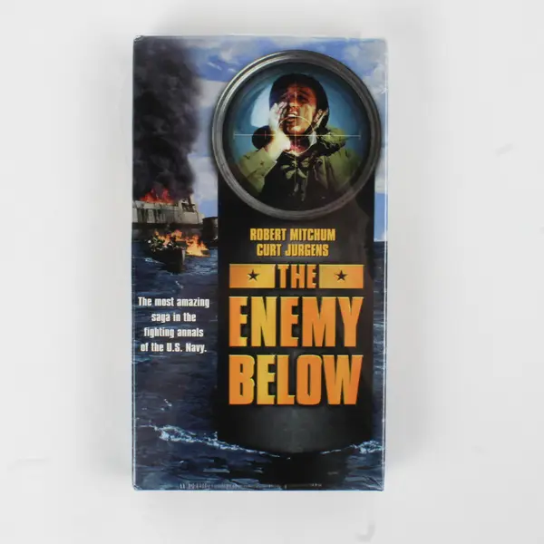 The Enemy Below VHS Tape, 1991  #1133, New/Sealed 