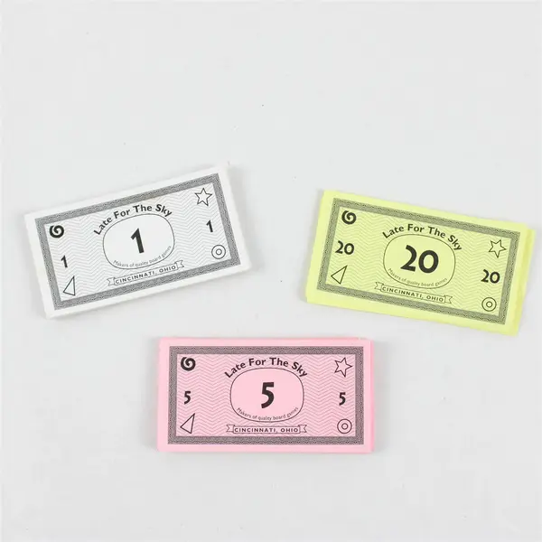 LATE FOR THE SKY Horse-opoly Replacement Game Money Bills Only