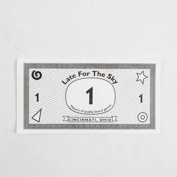 LATE FOR THE SKY Horse-opoly Replacement Game Money Bills Only