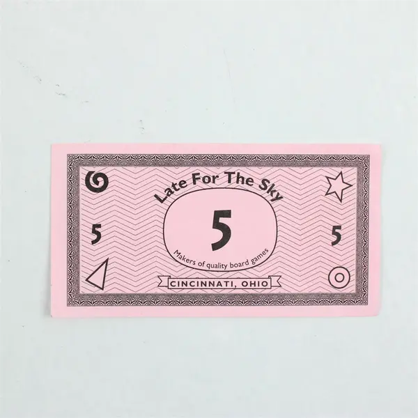 LATE FOR THE SKY Horse-opoly Replacement Game Money Bills Only