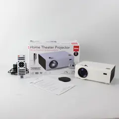 RCA White Home Theater Projector RPJ136 (1920 x 1080) 1080p Compatible W/ Remote