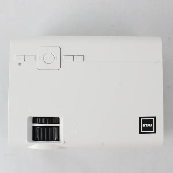 RCA White Home Theater Projector RPJ136 (1920 x 1080) 1080p Compatible W/ Remote