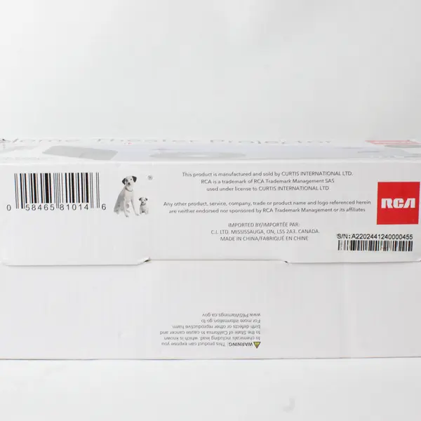 RCA White Home Theater Projector RPJ136 (1920 x 1080) 1080p Compatible W/ Remote