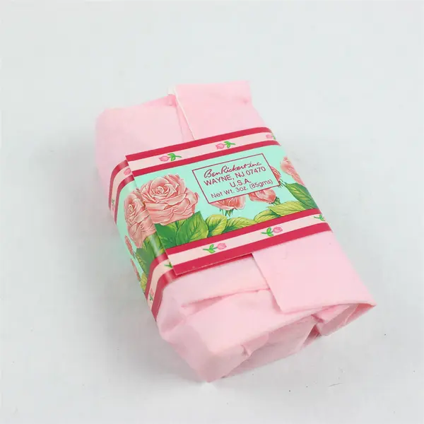 Vintage Ben Rickert Tea Rose 3-Bar Soap Set 3oz Each Floral Gift Box New