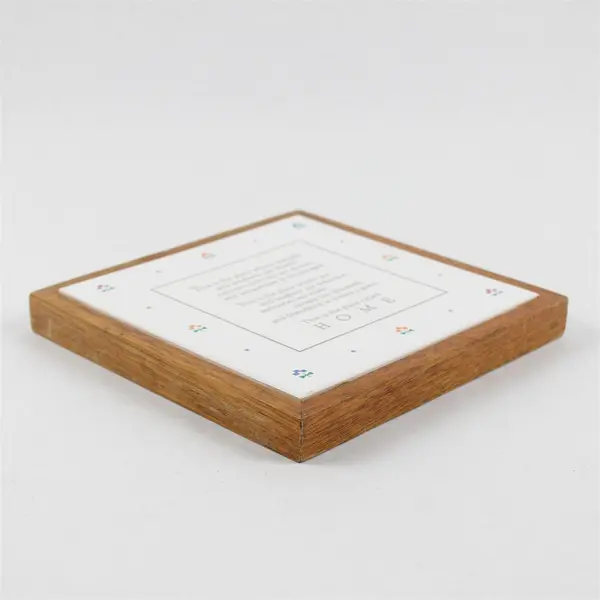 Decorative Trivet "This Is The Place Called Home" 7x7 Kitchen Serveware