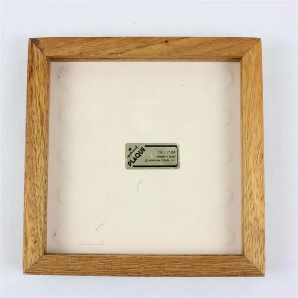 Hallmark Bon Appetit Ceramic Trivet Wall Hanging 7" Glazed Decorative