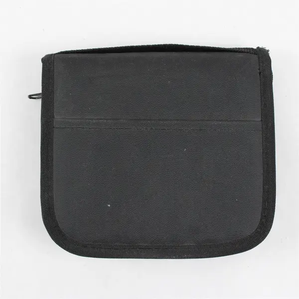 Axius CD DVD Holder Nylon Wallet Case Black Holds 10 Discs