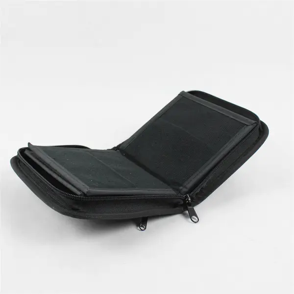 Axius CD DVD Holder Nylon Wallet Case Black Holds 10 Discs