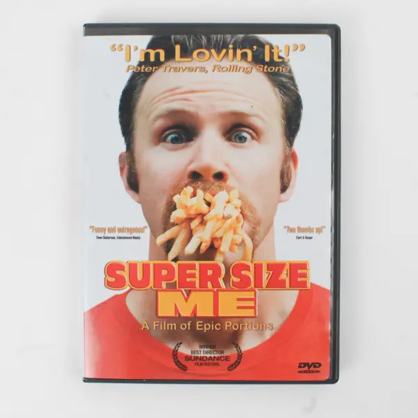 Super Size Me (2004) DVD Morgan Spurlock Hart Sharp Video 1-Disc Documentary