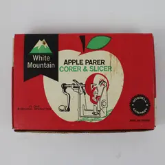 Goodell Company White Mountain Green/Red Metal Apple Parer Corer & Slicer