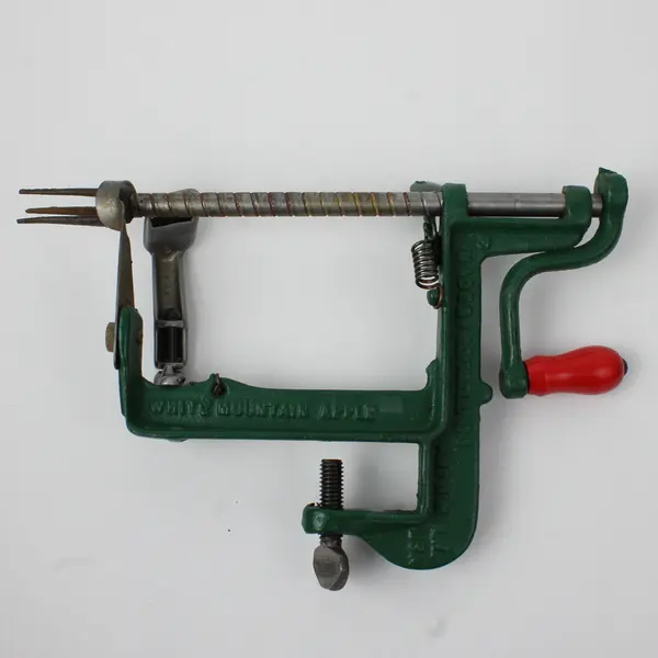 Goodell Company White Mountain Green/Red Metal Apple Parer Corer & Slicer