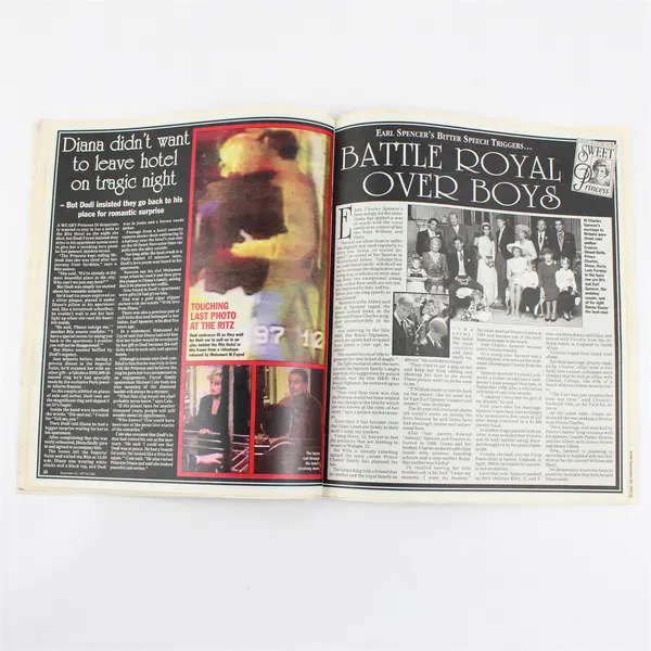 Assorted Star Globe Newspapers & Ephemera Princess Diana Memorial Issues