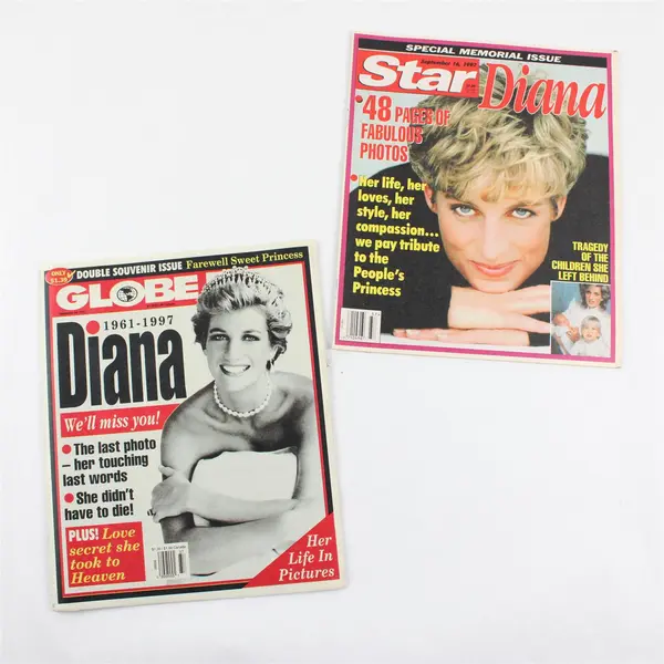 Assorted Star Globe Newspapers & Ephemera Princess Diana Memorial Issues