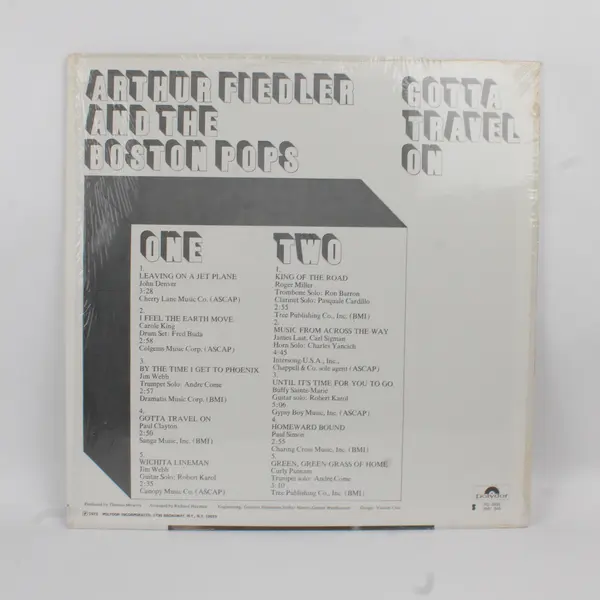  Arthur Fiedler and The Boston Pops Gotta Travel On 12" Vinyl Record