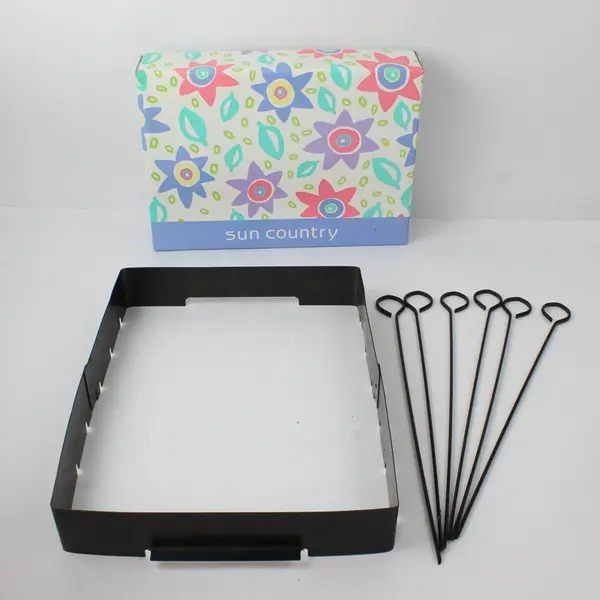 May Department Store Company Sun Country Shish Kabob Set 1993 (6 Skewers, Tray)
